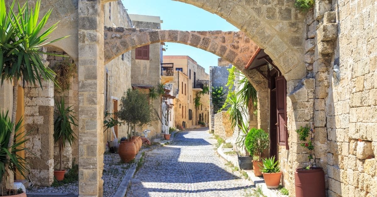 The Dodecanese Islands in Greece include Rhodes with it's historical old town
