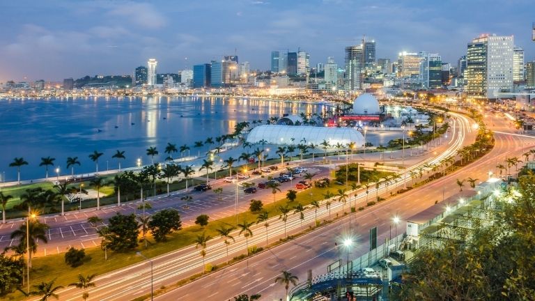 Skyline of Angola's capital city, Luanda