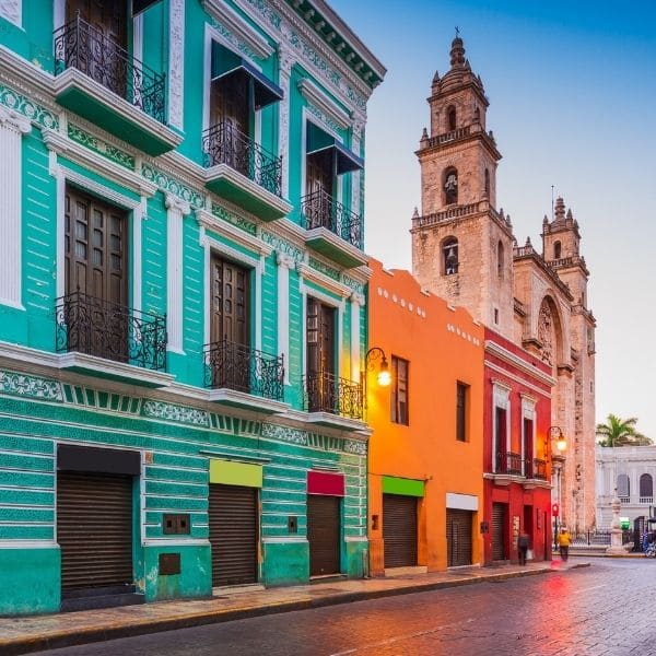 colonial architecture in Mérida, Mexico